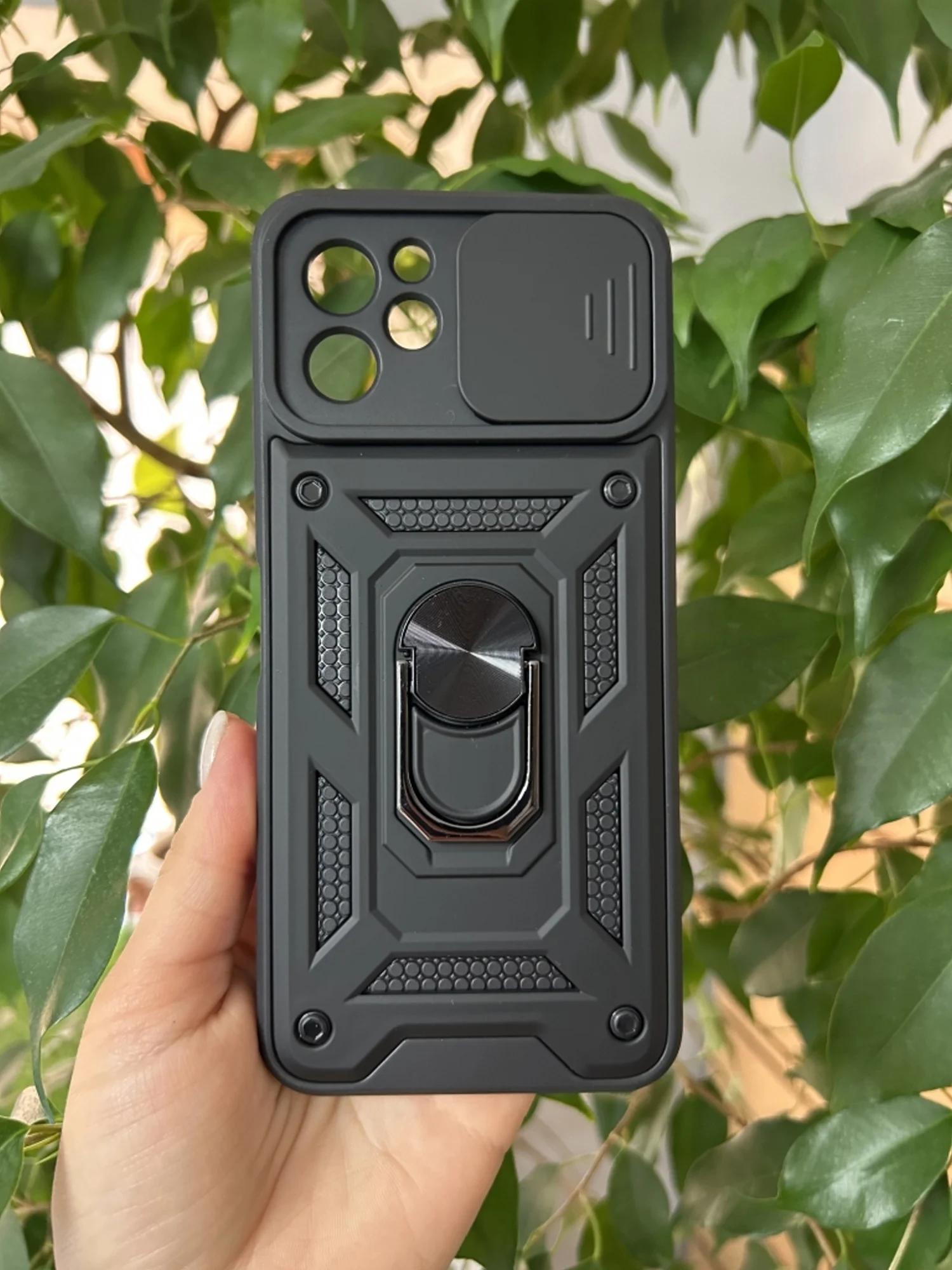 Черный чехол противоударный armors для Huawei Nova Y61 / Нова У61 с защитой камеры