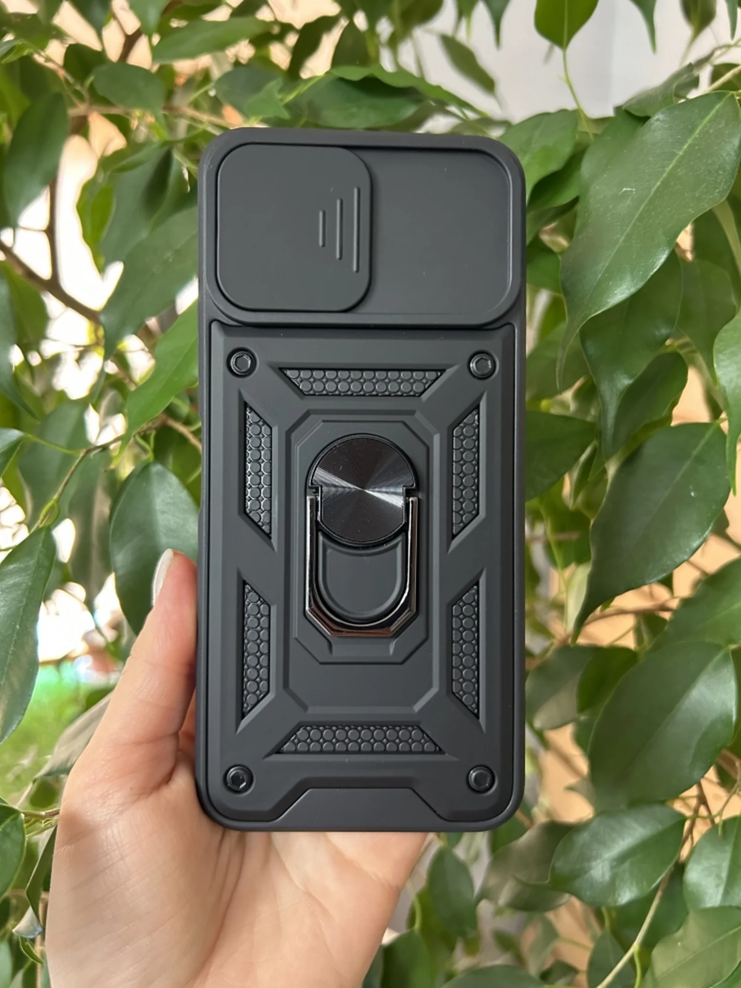 Черный чехол противоударный armors для Huawei Nova Y61 / Нова У61 с защитой камеры