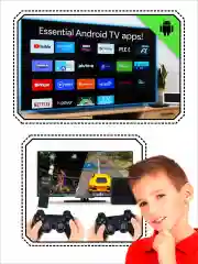 Игровая приставка консоль 64 gb Android Tv 30000игр