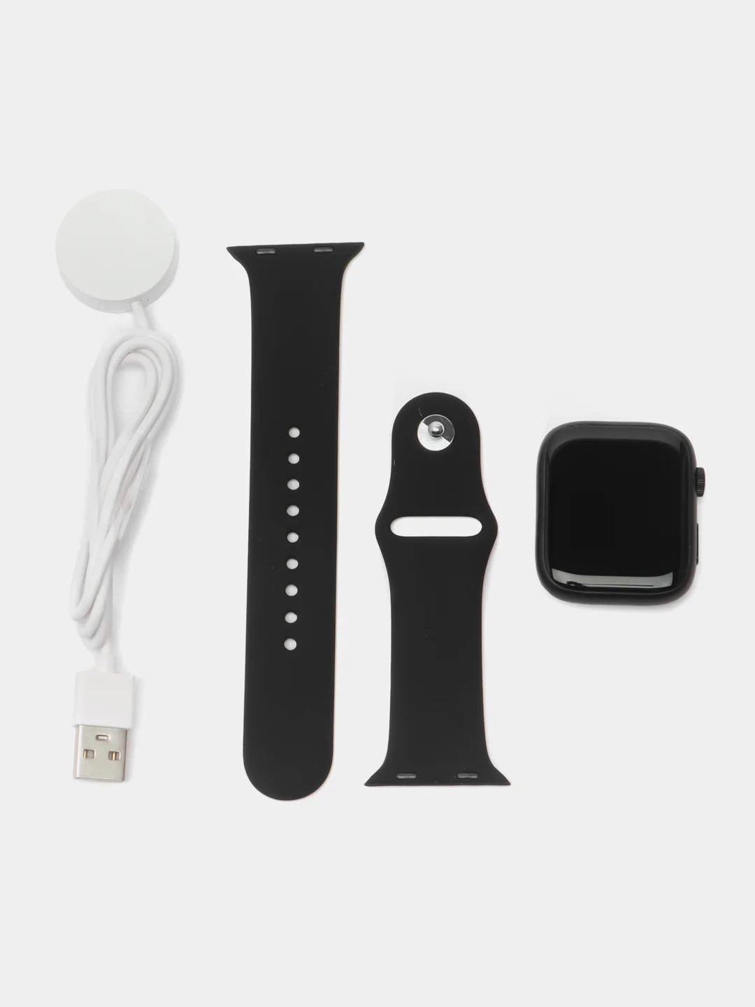 Черный смарт часы, умные часы Smart Watch 8, 45мм, чип 2024