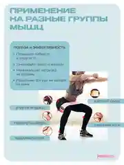 Резинка для фитнеса, PROIRON, ленточная, тканевая, 76х8 см, 7-11 кг, розовая