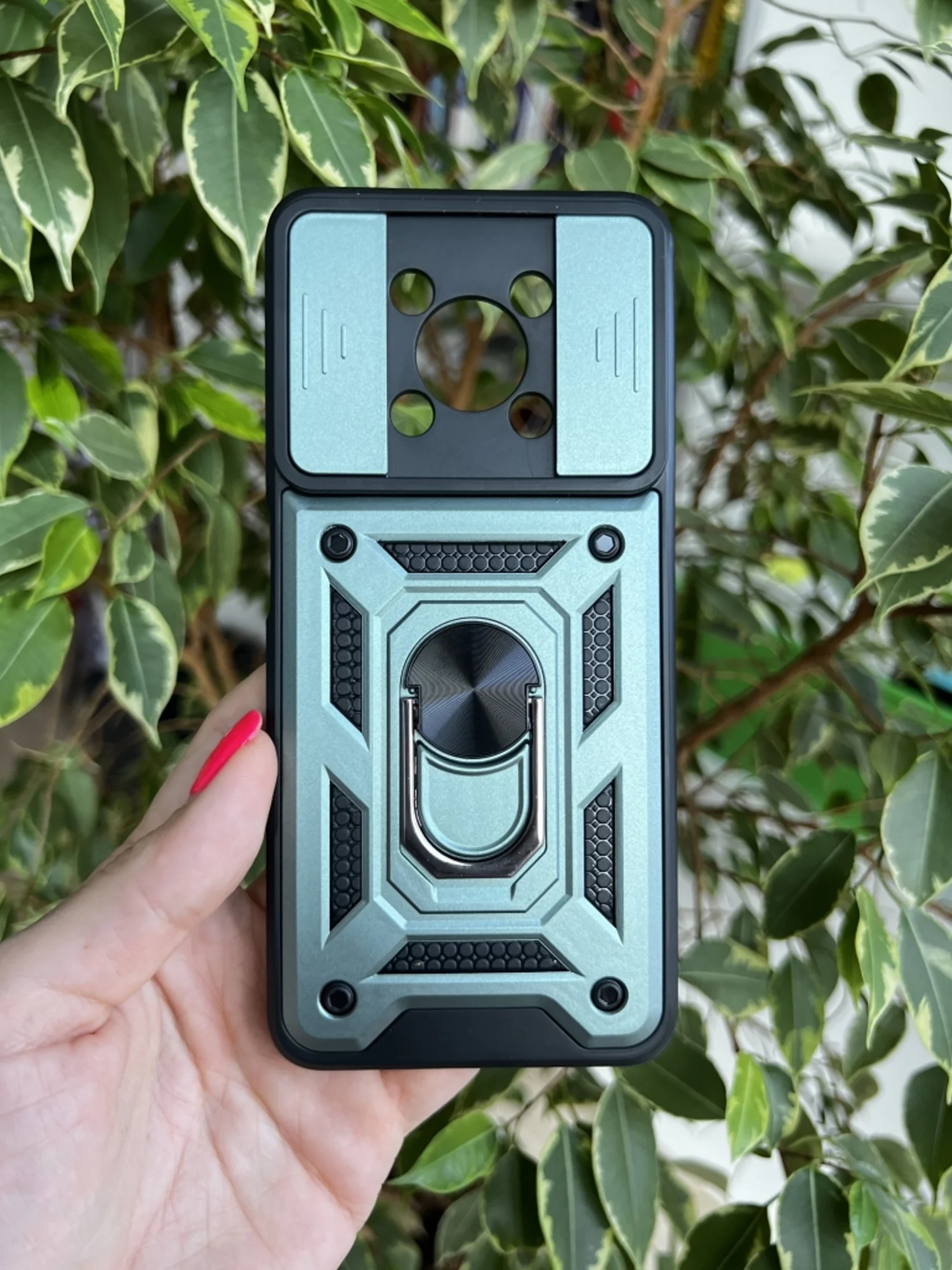 Серебряный чехол противоударный armors для Huawei Nova Y90 / Нова У90 с защитой камеры