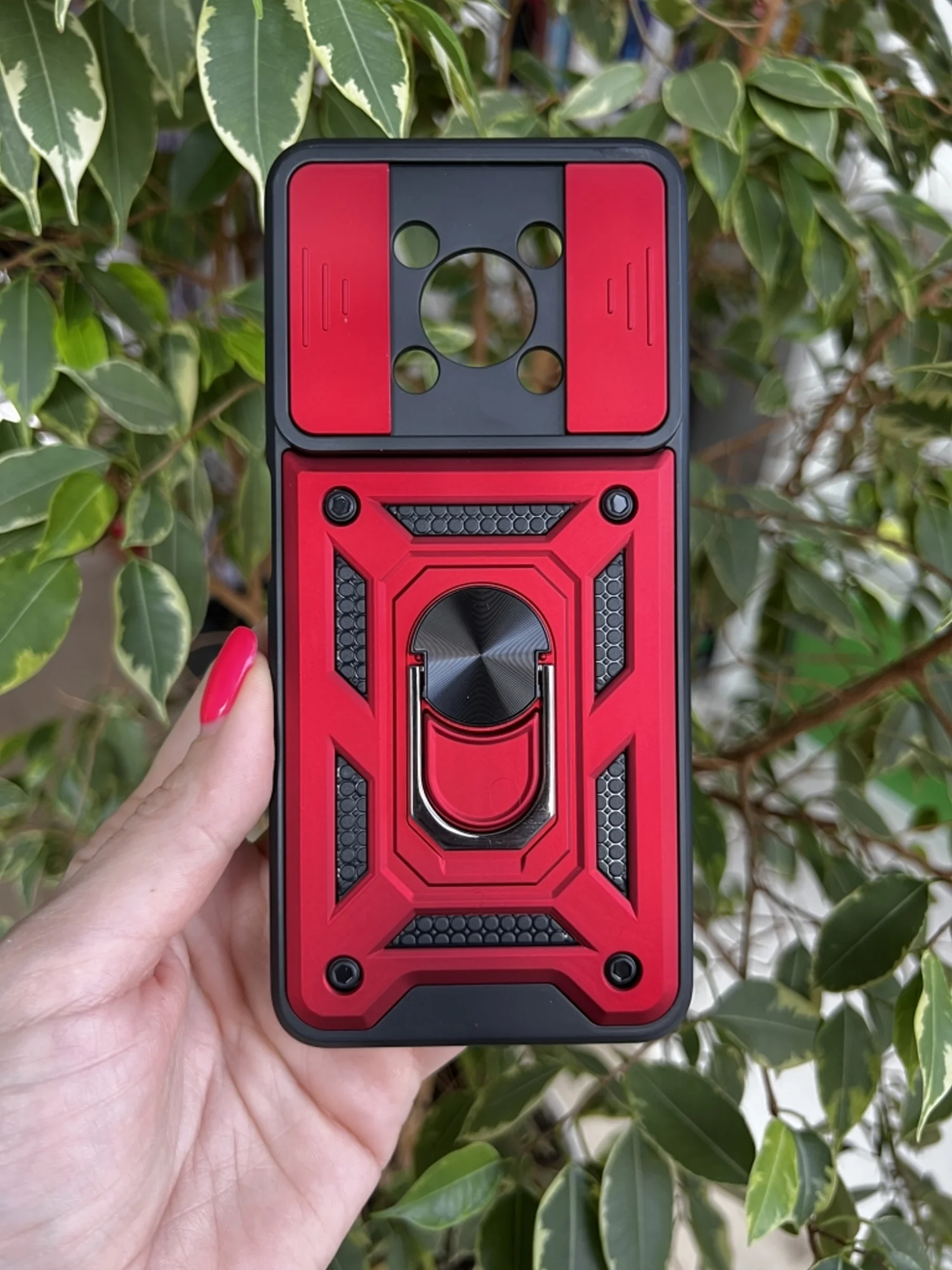 Красный чехол противоударный armors для Huawei Nova Y90 / Нова У90 с защитой камеры