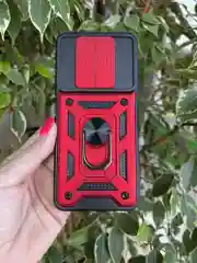 Красный чехол противоударный armors для Huawei Nova Y90 / Нова У90 с защитой камеры