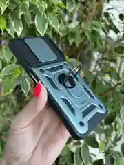 Зеленый чехол противоударный armors для Huawei Nova Y90 / Нова У90 с защитой камеры