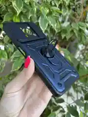 Темно-синий чехол противоударный armors для Huawei Nova Y90 / Нова У90 с защитой камеры