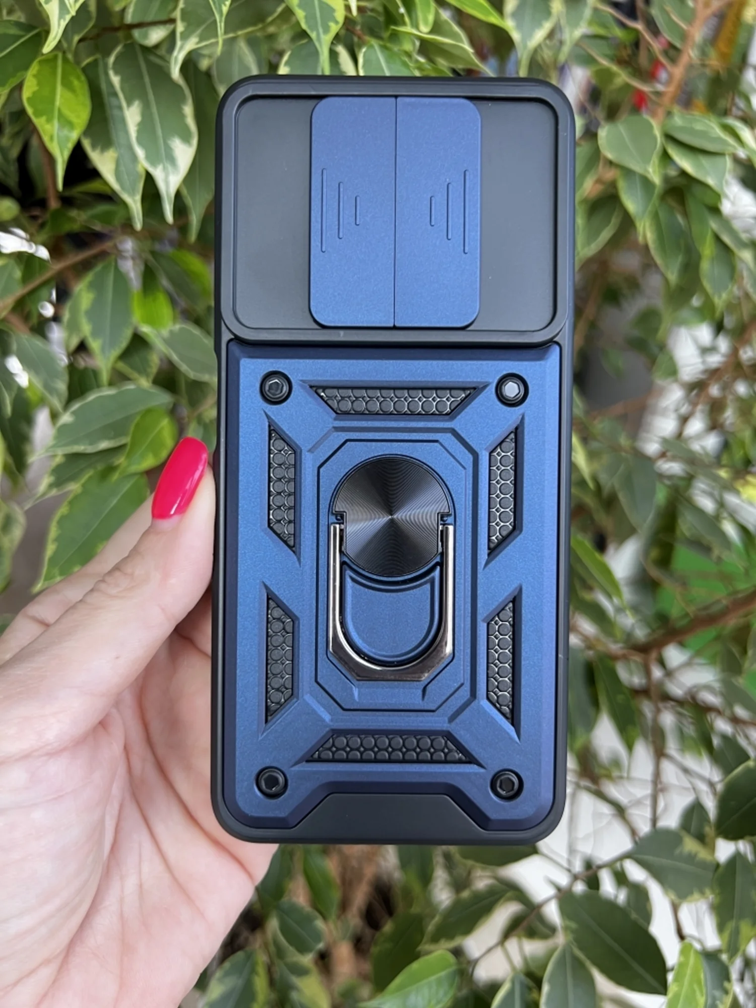 Темно-синий чехол противоударный armors для Huawei Nova Y90 / Нова У90 с защитой камеры