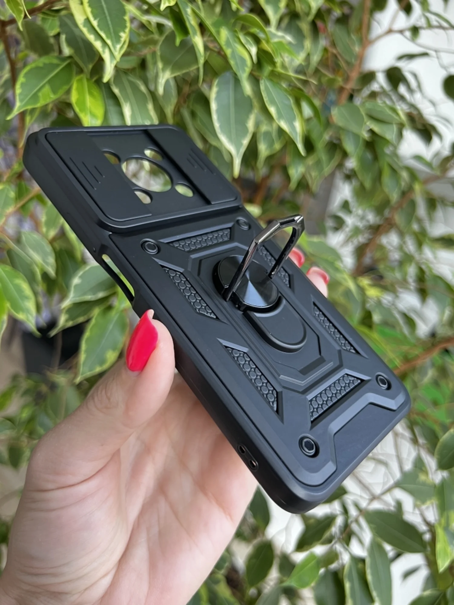 Черный чехол противоударный armors для Huawei Nova Y90 / Нова У90 с защитой камеры