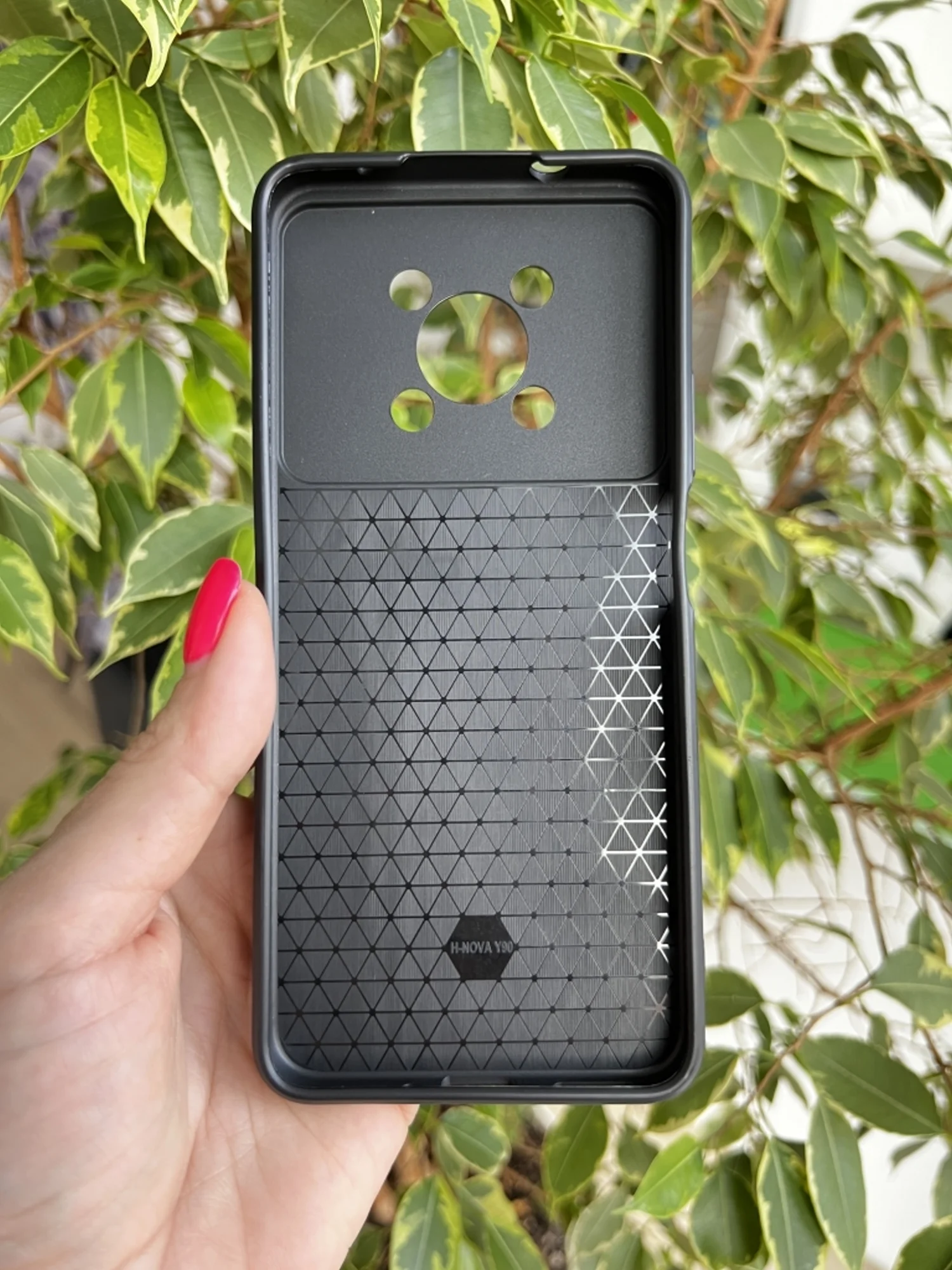 Черный чехол противоударный armors для Huawei Nova Y90 / Нова У90 с защитой камеры