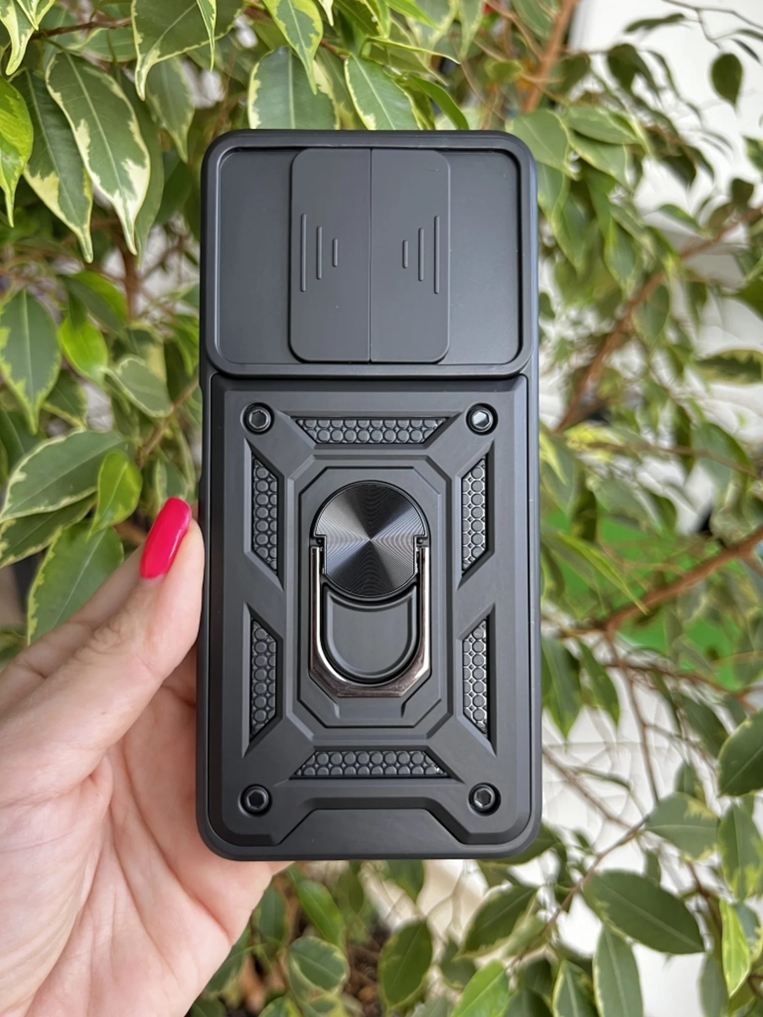Черный чехол противоударный armors для Huawei Nova Y90 / Нова У90 с защитой камеры