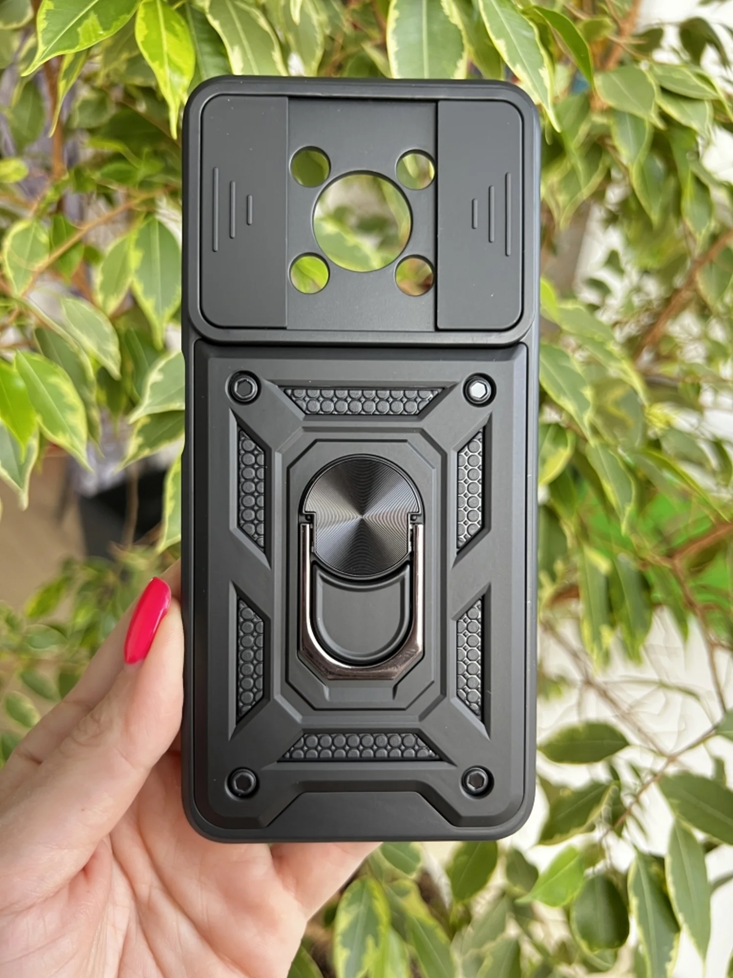 Черный чехол противоударный armors для Huawei Nova Y90 / Нова У90 с защитой камеры