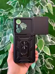 Темно-синий чехол противоударный armors для Huawei Pura 70 Pro / Хуавей Пура 70 Про с защитой камеры