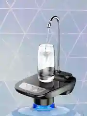 Помпа автоматическая электрическая для воды с подставкой и краном Pump YH-001