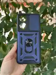 Черный чехол противоударный armors для Honor X7 / Хонор Х7 с защитой камеры