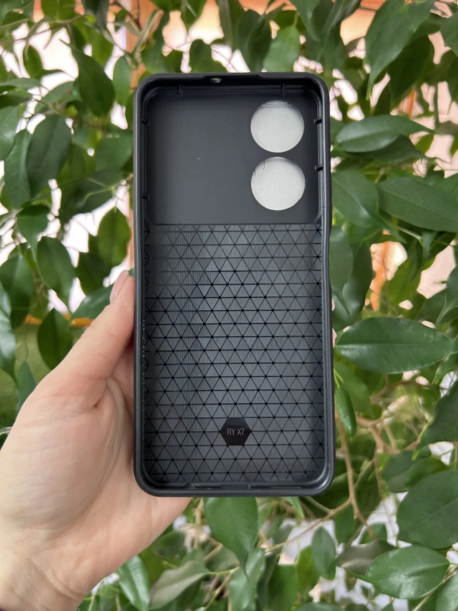 Серебряный чехол противоударный armors для Honor X7 / Хонор Х7 с защитой камеры
