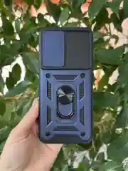 Темно-синий чехол противоударный armors для Honor X7 / Хонор Х7 с защитой камеры