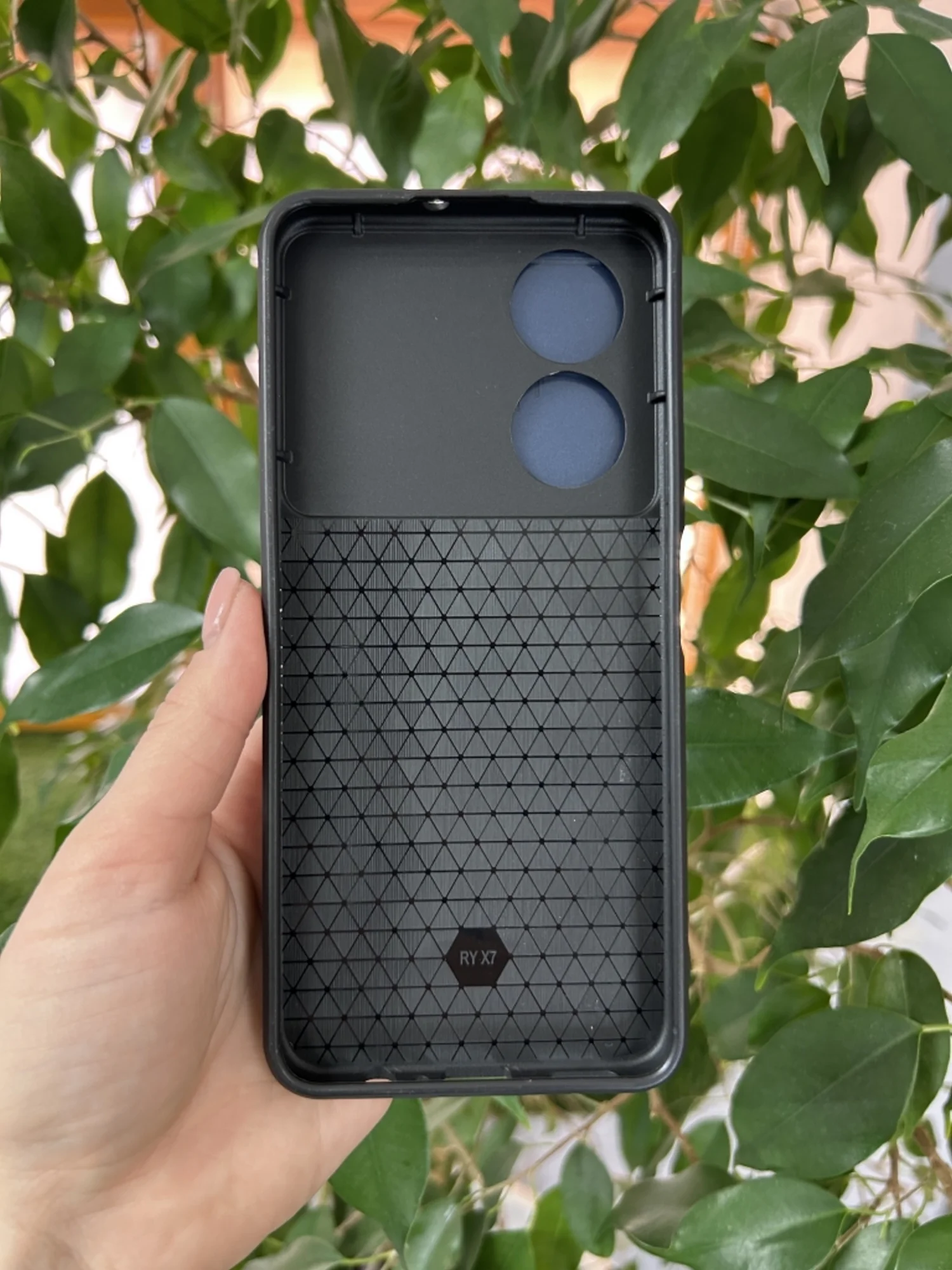 Темно-синий чехол противоударный armors для Honor X7 / Хонор Х7 с защитой камеры