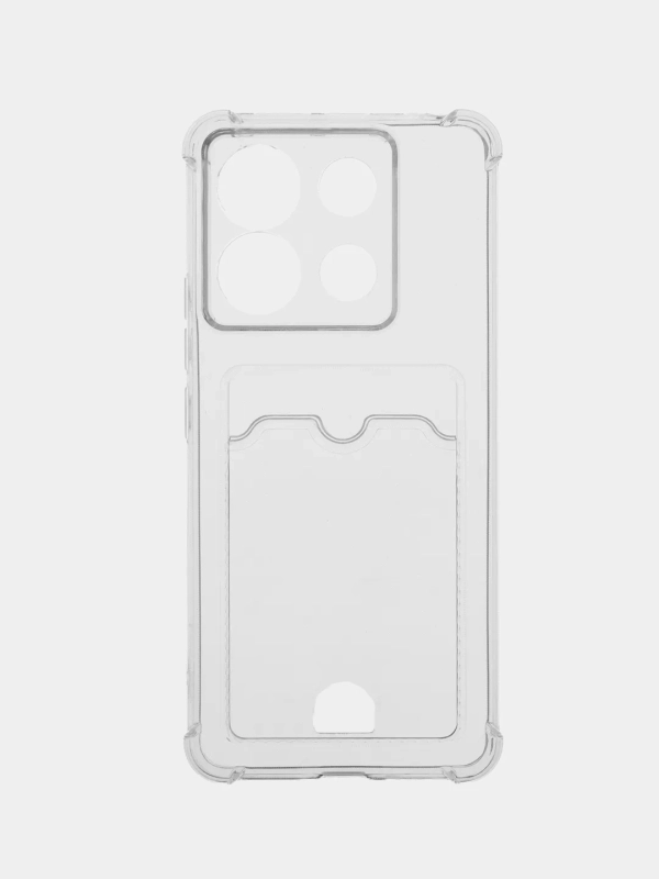 Чехол для Xiaomi Redmi Note 13 Pro 5G / Poco X6 (Редми Нот 13 Про 5G /Поко Х6) с карманом