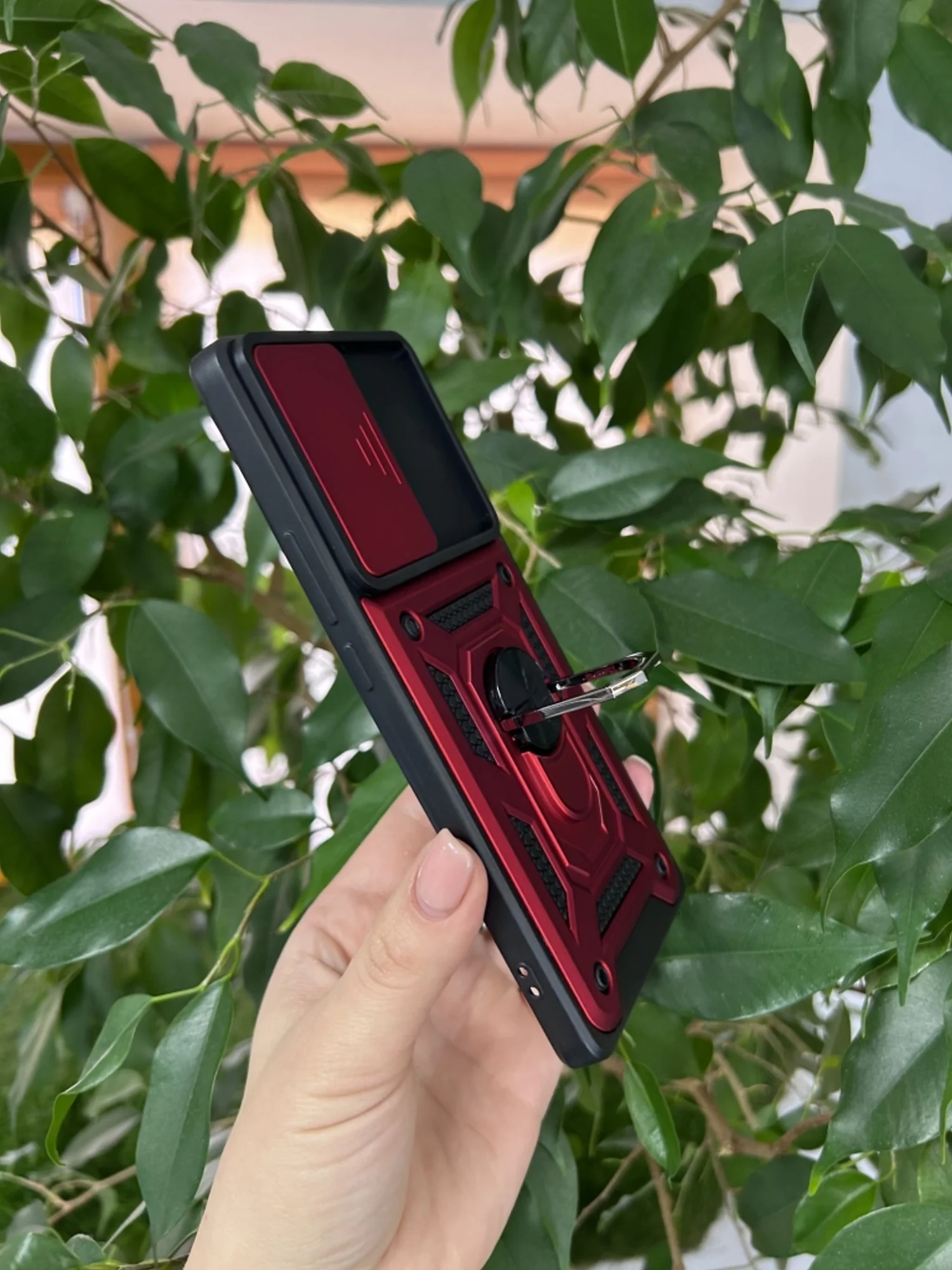 Красный чехол противоударный armors для Huawei Nova 10 / Нова 10 с защитой камеры