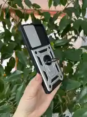 Серебряный чехол противоударный armors для Huawei Nova 10 Pro / Нова 10 Про с защитой камеры