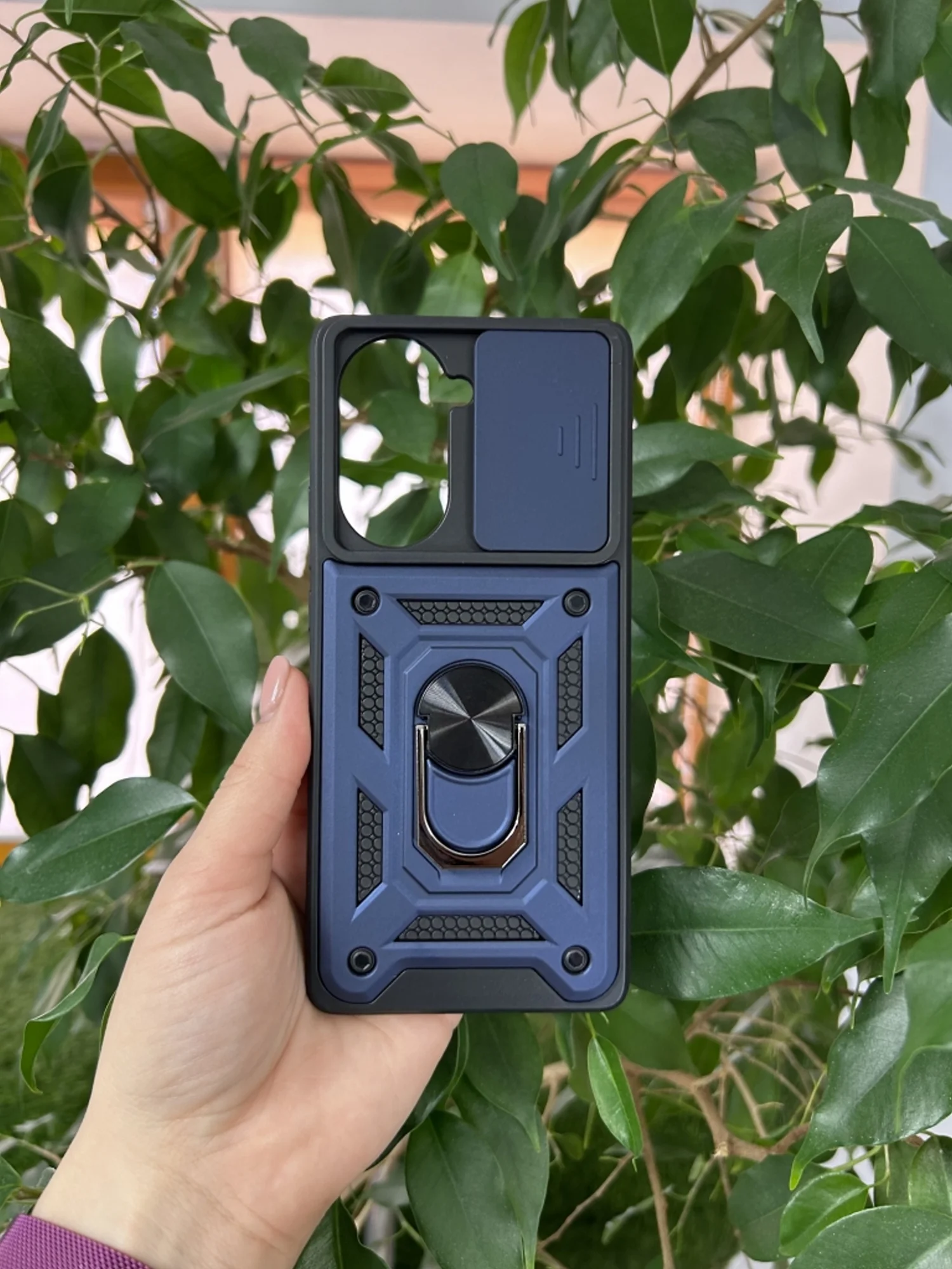 Темно-синий чехол противоударный armors для Huawei Nova 10 Pro / Нова 10 Про с защитой камеры