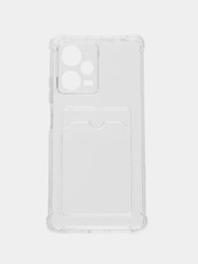 Чехол для Xiaomi Redmi Note 12 Pro Plus 5G (Редми Нот 12 Про плюс)  с карманом для карт
