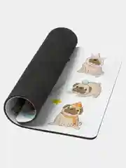 Коврик для компьютерной мыши Мопсы