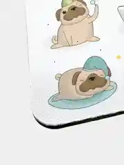 Коврик для компьютерной мыши Мопсы
