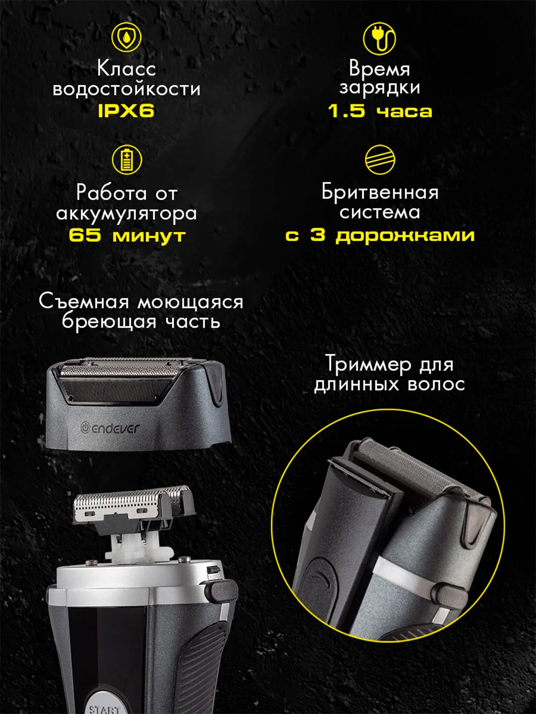 Электробритва ENDEVER Sven-966