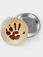 Бежевый меланж значок Квадробика