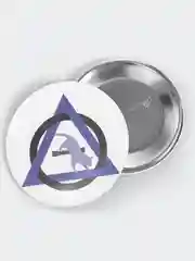 Вишнёвый значок Квадробика