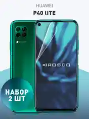Прозрачный 1-2 шт защитная плёнка для Huawei P40 lite гидрогелевая ROSCO прозрачная тонкая не стекло