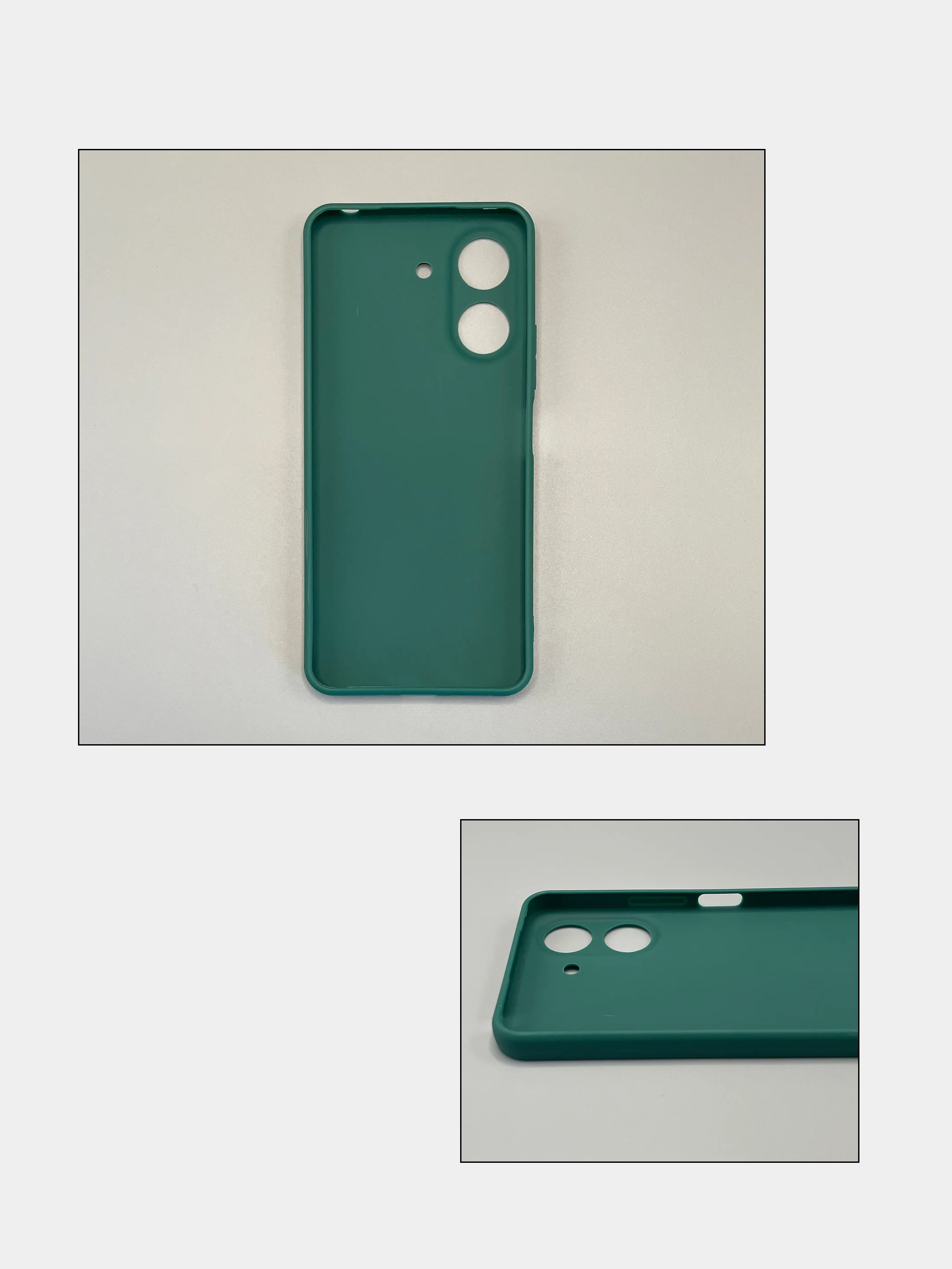 Тёмно-зелёный чехол накладка для Xiaomi Redmi 13C, Poco C65