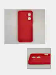 Багровый чехол накладка для Xiaomi Redmi 13C, Poco C65