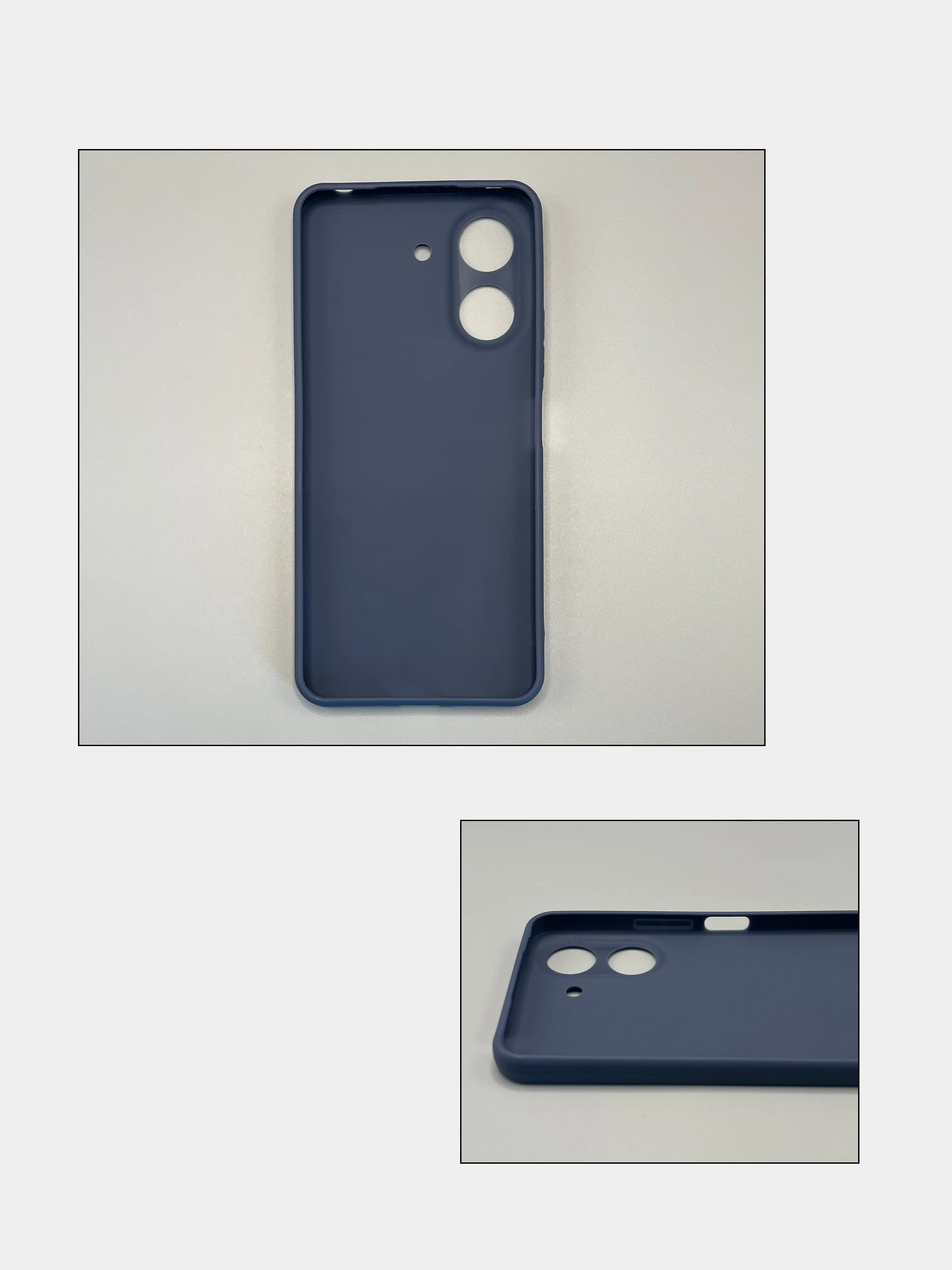 Темно-синий чехол накладка для Xiaomi Redmi 13C, Poco C65