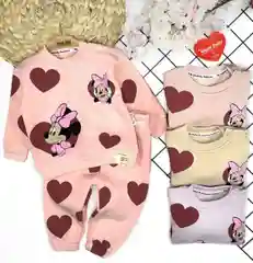Детский утипленный костюм на флисе для девочек