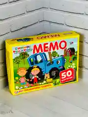 Мэмори карточная игра мемо Синий трактор Мультгерои для мальчиков