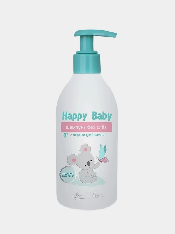 Шампунь для детей Liv Delano Happy Baby, без слез, с первых дней жизни, 300 г