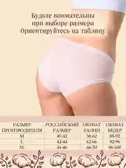 Трусы женские 5 шт с кружевным краем, набор слипы хлопковые, пастельные цвета