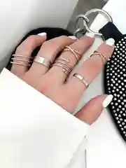Комплект колец со спиралями