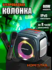 Хром портативная колонка Bluetooth HOPESTAR  P24 / PARTY ONE