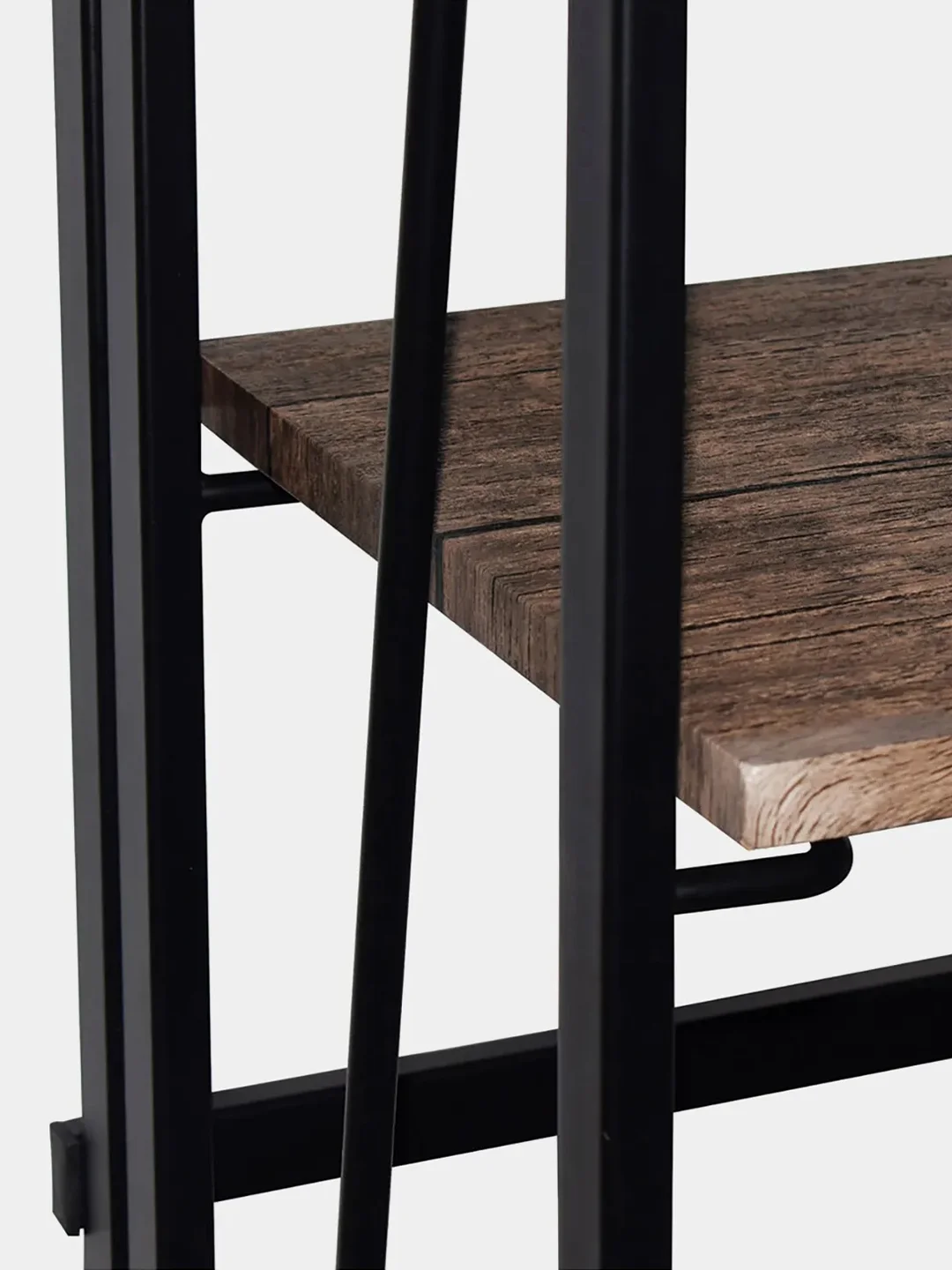 Стеллаж на металлокаркасе "BRABIX LOFT SH-001", 600х300х1250 мм, складной, цвет морёный дуб, 641228