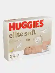 Подгузники для новорожденных "Huggies Elite Soft" 2, 4-6 кг, 82 штуки
