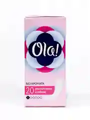 Прокладки ежедневные OLA! тонкие стринг-мультиформ "Без аромата", 20 штук