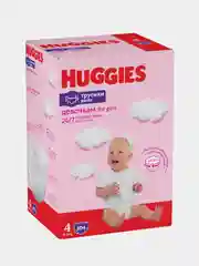 Подгузники трусики Huggies для девочек 9-14кг, 4 размер, 104шт