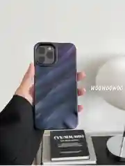 Чехол для iPhone 7,8,SE,XR,XS,11,12,13,14,15,Pro,Max,Plus,на айфон,хром,синий, силиконовый