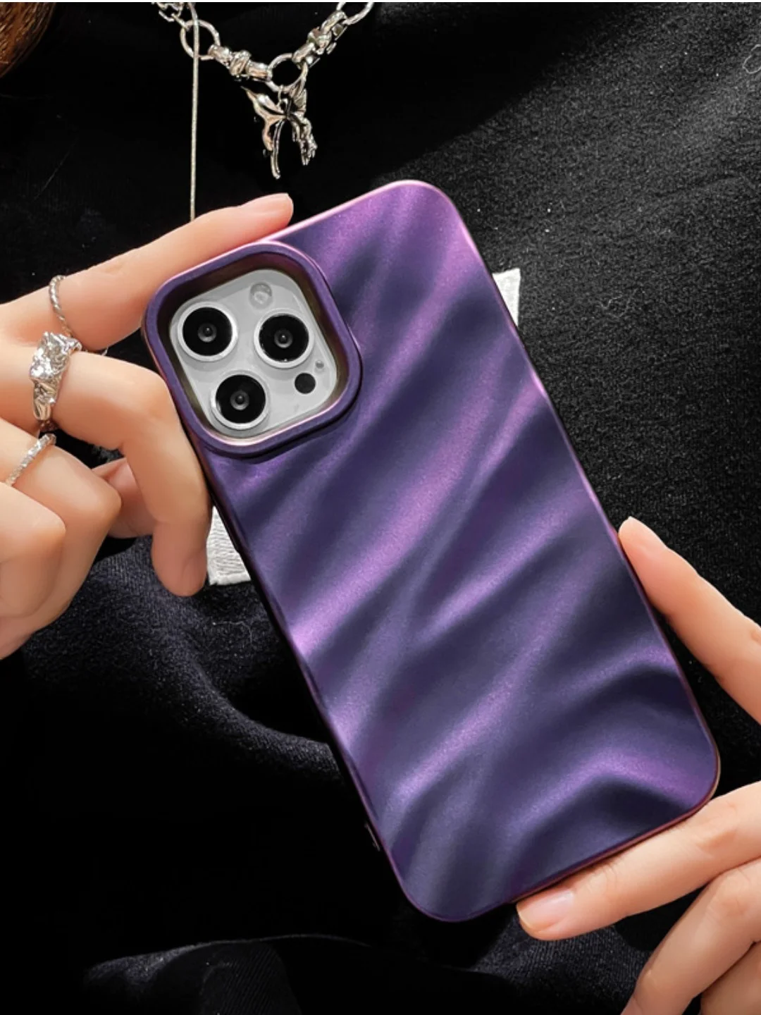Чехол для iPhone 7,8,SE,XR,XS,11,12,13,14,15,Pro,Max,Plus,на айфон,хром,синий, силиконовый