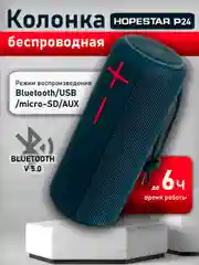 Угольный портативная колонка Bluetooth HOPESTAR  P24 / PARTY ONE