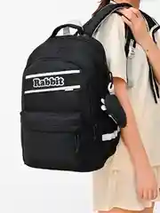 Черный рюкзак подростковый, ранец школьный