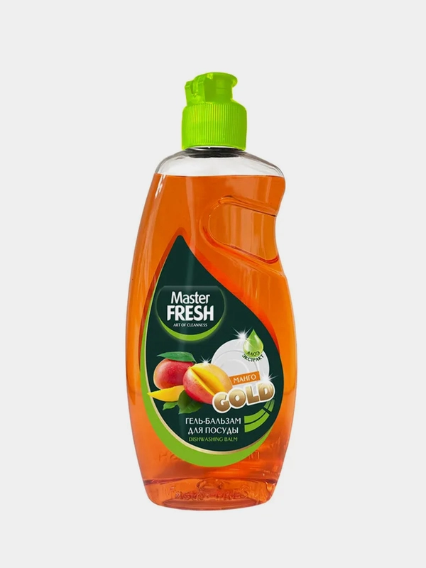 Гель-бальзам для мытья посуды Mater FRESH Манго "Формула GOLD", 500 мл